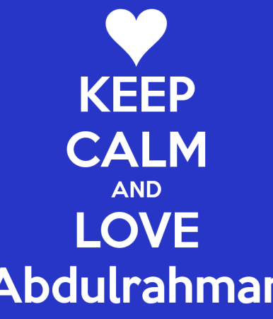 keep calm and love abdulrahman (1)