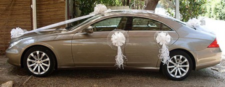 تزيين سيارات الزفاف اشكال تزيين سيارات العريس في الفرح (5)