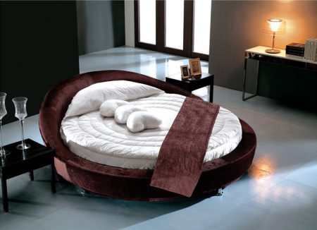 سرير فخم مودرن دائري (2)