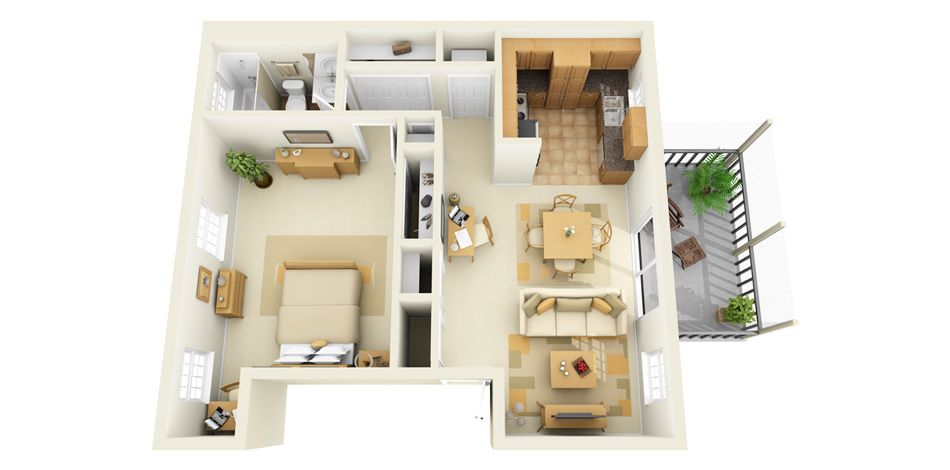 أروع تصاميم ومخططات للمنازل ثلاثية الأبعاد
