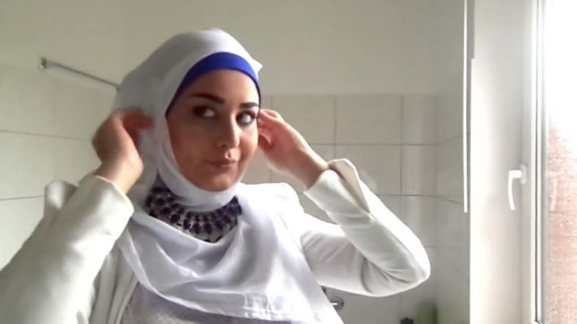 خطوات لفات حجاب محجبات (6)