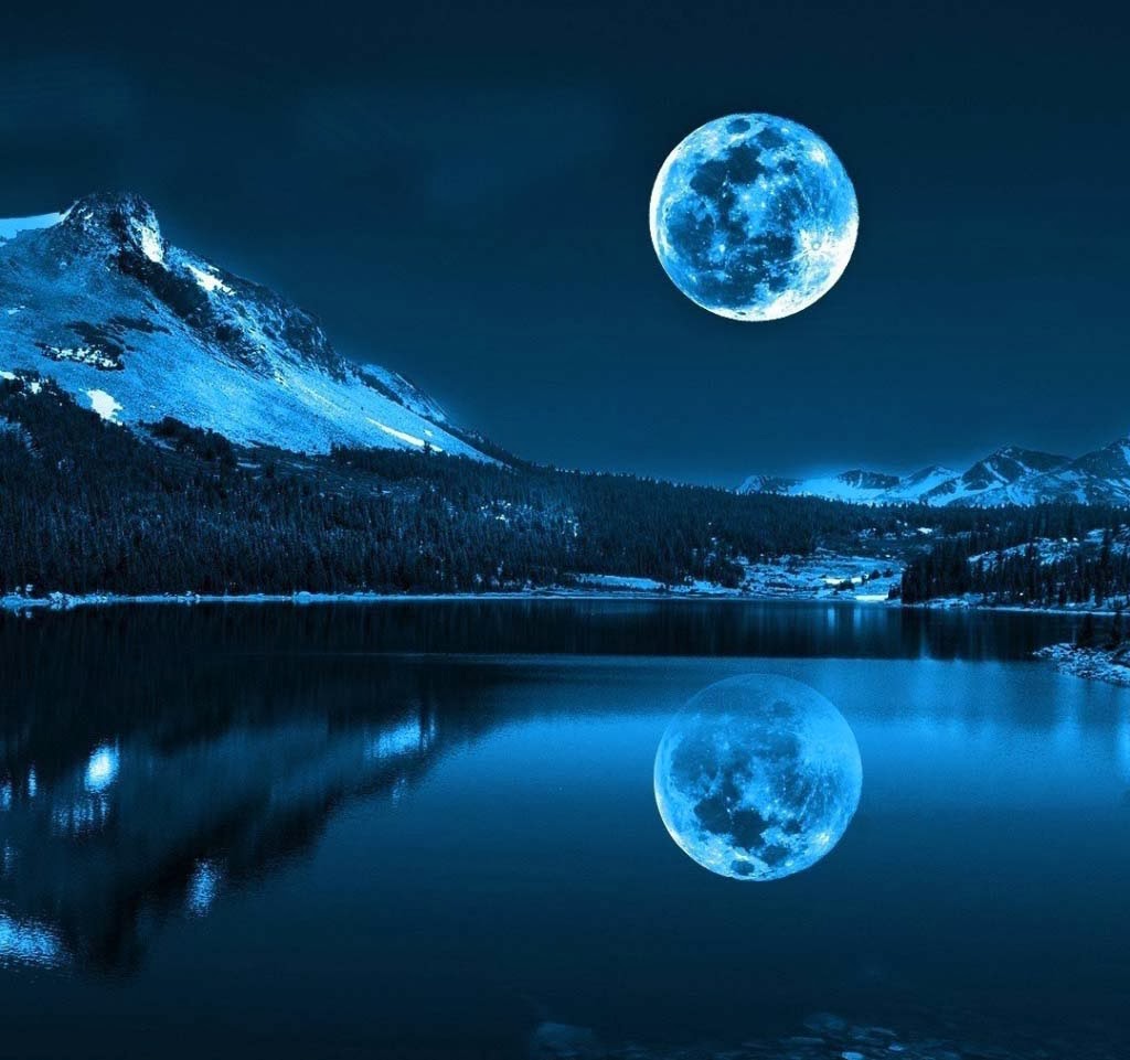 خلفيات الليل والقمر