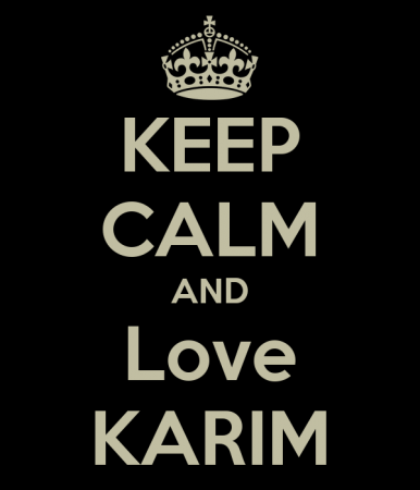 keep calm and love karim (3)