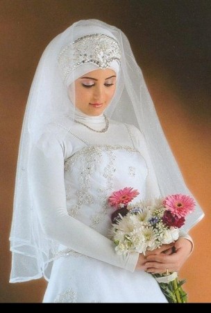 فساتين زفاف محجبات 2015