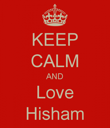 keep calm and love hisham (4)
