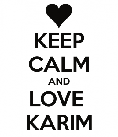 keep calm and love karim (4)
