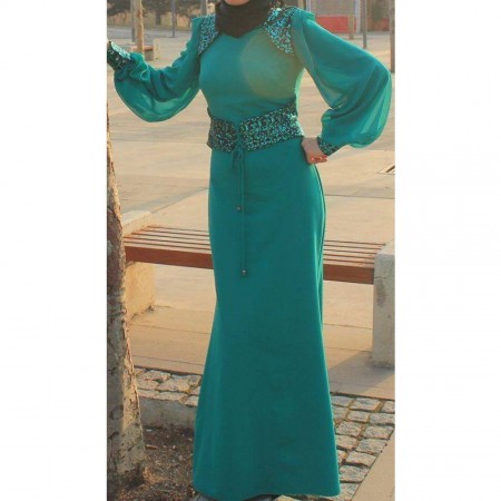 محجبات ملابس ازياء للعيد 2015 (1)
