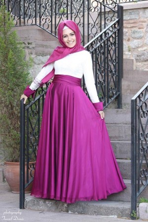 ملابس للمحجبات تركية بتصميمات فخمة (1)