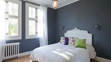 غرف نوم باللون الأبيض (4)
