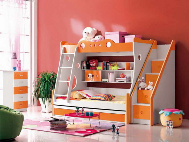 غرف نوم اطفال روعة بالوان جديدة وحديثة مودرن 2016 (2)