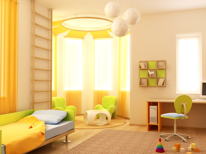 غرف نوم اطفال روعة بالوان جديدة وحديثة مودرن 2016 (3)
