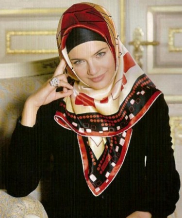 صور لفة الحجاب (3)