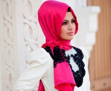 طرق لف الحجاب  (2)