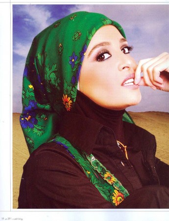 طريقة لف الحجاب (1)