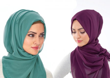 لفات حجاب جديدة بالصور والخطوات اجمل لفات الحجاب (3)