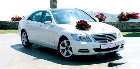 تزيين سيارات الزفاف اشكال تزيين سيارات العريس في الفرح (1)