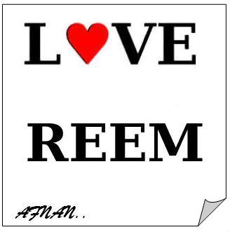 صور مكتوب عليها I Love Reem (2)