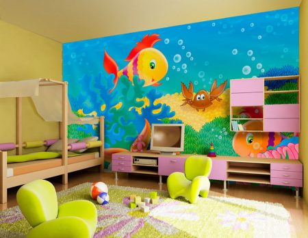 اوراق حائط غرف اطفال (4)