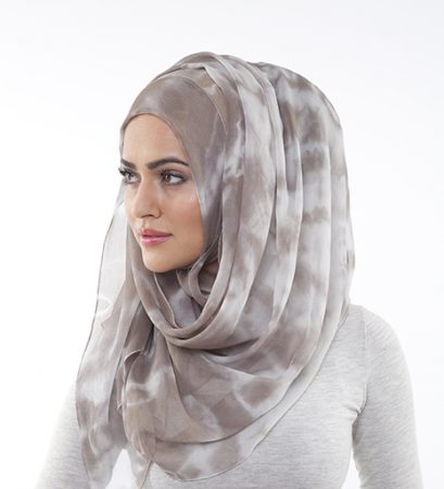 طرق لف الحجاب الشيفون (2)
