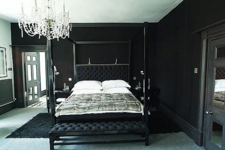 صور غرف نوم سوداء (2)