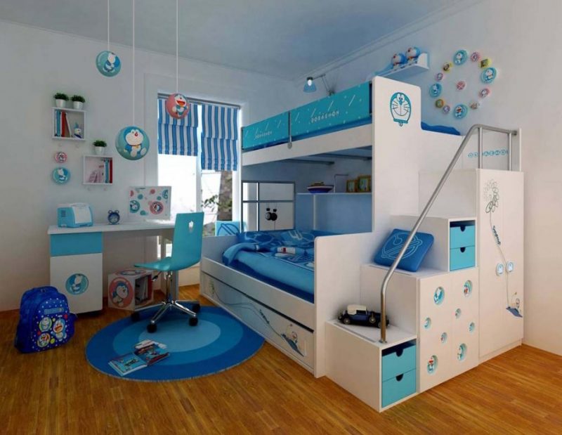 صور سرير اطفال دورين مودرن بديكورات غرف اطفال (4)