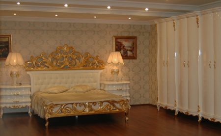 غرف نوم تركية كاملة بديكورات فخمة لغرف العرسان (3)