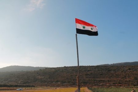 علم سوريا يرفرف (3)