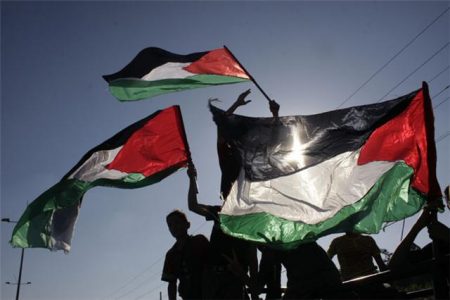 رفرفة علم فلسطين (1)