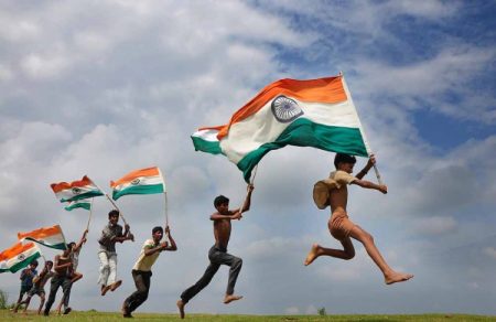 علم دولة الهند 3