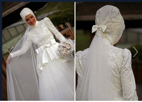فساتين زفاف محجبات2018 (1)
