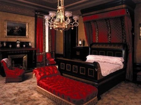 دهانات غرف النوم الحمراء (2)