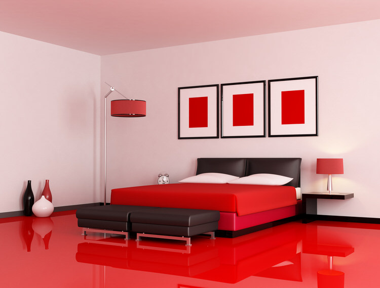 صور غرف نوم احمر (3)