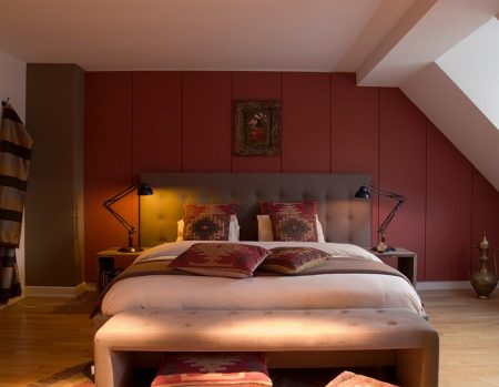 صور غرف نوم حمراء جميلة (1)