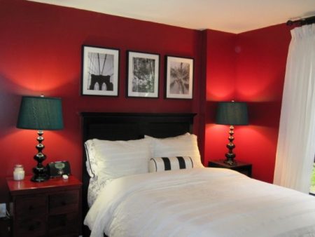 غرف نوم حمراء (2)