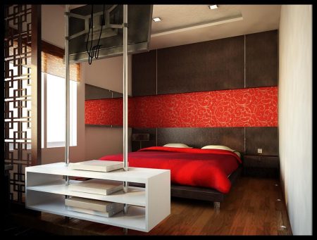 غرف نوم حمراء (3)