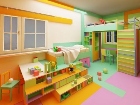 ديكورات غرف الاطفال (3)