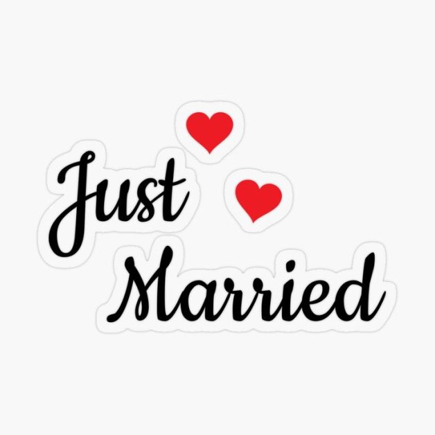 just married photos 4